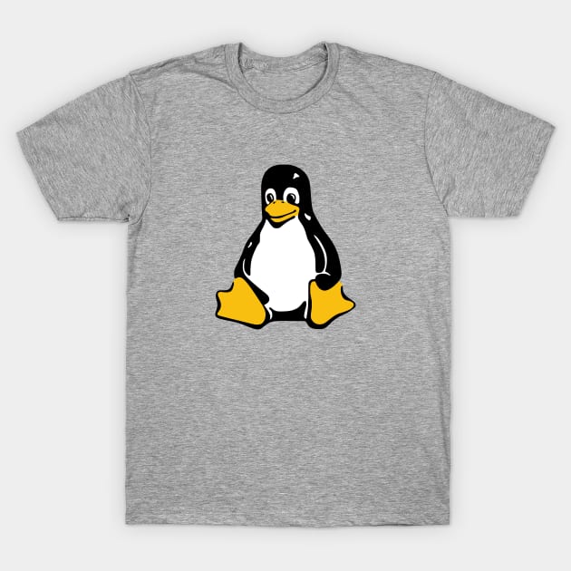 Tux 2d T-Shirt by squishly